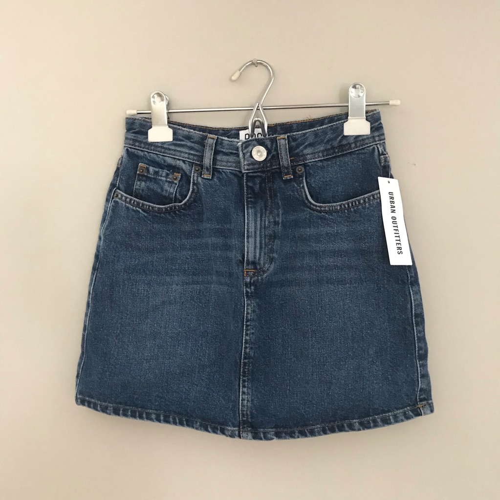 Bdg Denim Skirt Size Xs New With Tags